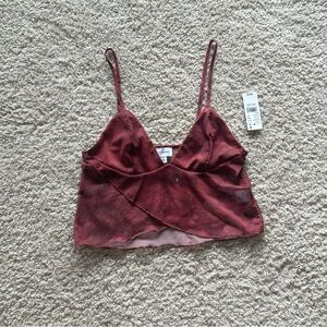 NWT Pacsun L.A. Hearts Mesh Cropped Tank